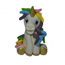 Jednorožec nejedlá cukrová dekorace 9x6cm - Gricko Ivanjica