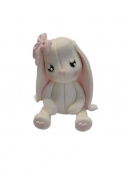 Králíček bílý nejedlá cukrová dekorace 9cm - Gricko Ivanjica