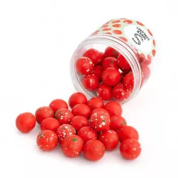 Čokoládové kuličky červené XL 120g - Super Streusel