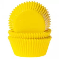 Žluté košíčky na cupcake 1000ks 50x33mm - House of Marie