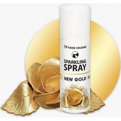 Barva ve spreji Food Colours New Gold (50 ml) Zlatá