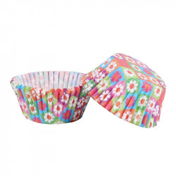 Cukrářský košíček květy 50x30mm 50ks - Cakesicq
