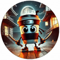 Jedlý papír Cappuccino Assassino Italský brainrot 19,5 cm - Pictu Hap