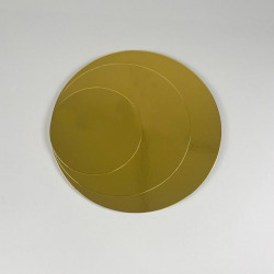 Podložka dortová 23cm zlatá - Cakesicq