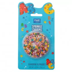 Cukrová písmenka 7mm, 25g - PME