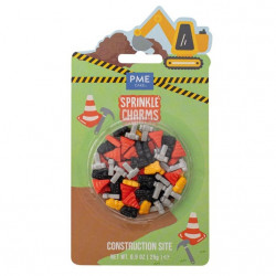 Cukrové zdobení staveniště 12mm, 25g - PME
