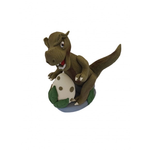 Cukrová dekorace dinosaurus a vejce - Gricko Ivanjica