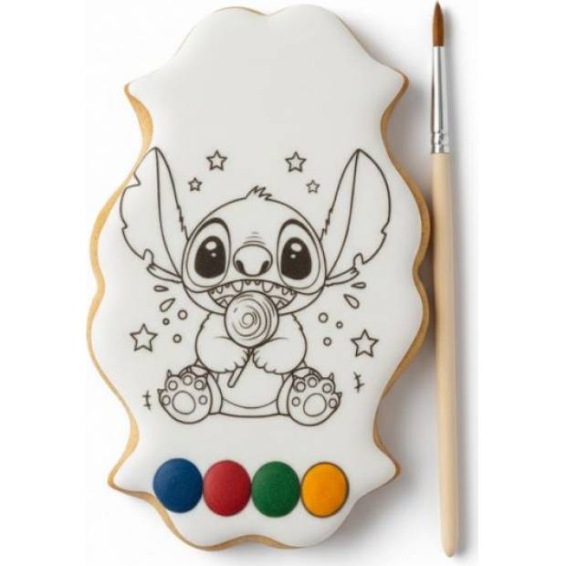 Perníčková omalovánka Stitch 55g - I LOVE CAKES