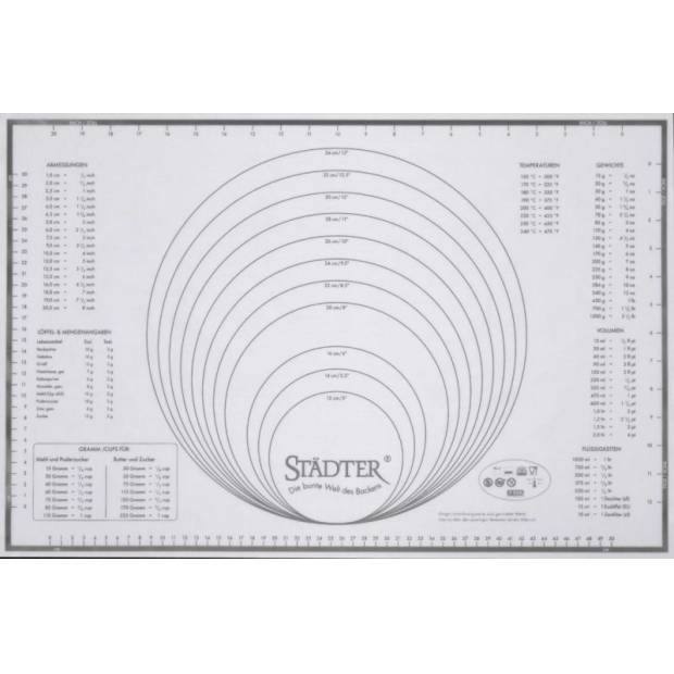 Silikonová podložka 60x40cm - Stadter