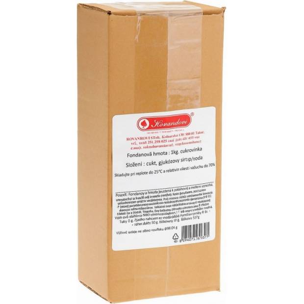 Fondánová hmota 1kg - Kovandovi