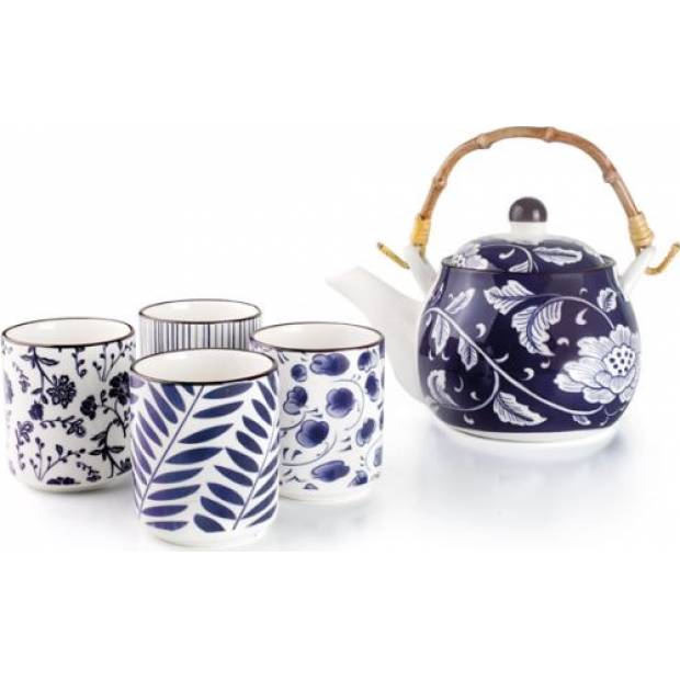 Japonská konvice 460 ml na čaj + 4 šálky 120ml - Ibili