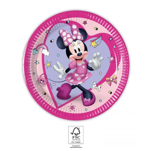 Papírové talíře Minnie 19,5cm 8ks - Procos