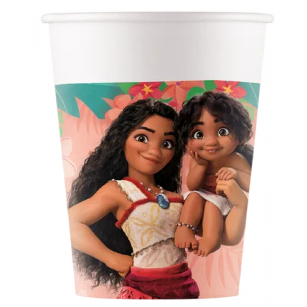 Papírové kelímky Moana 200ml 8ks - Procos