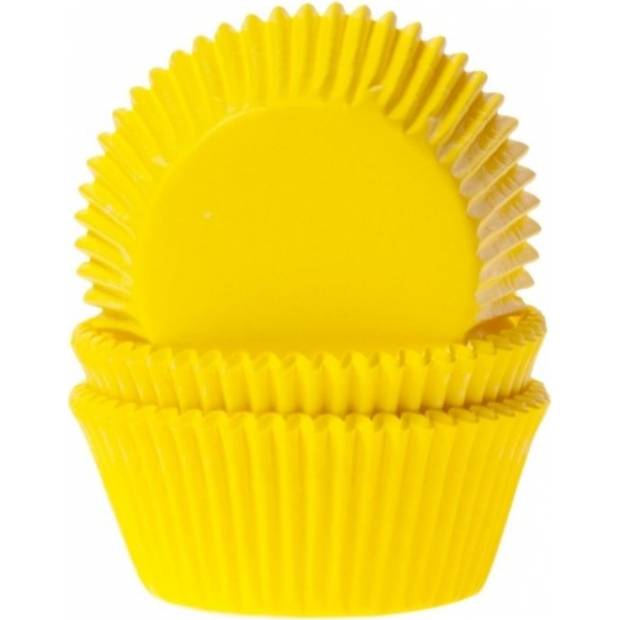 Žluté košíčky na cupcake 1000ks 50x33mm - House of Marie