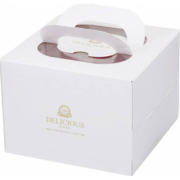 Krabička na dort 1ks 26 x 26 x 15 cm - Cakesicq