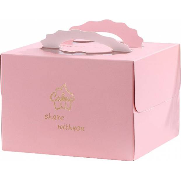 Krabička na dort 1ks 25 x 25 x 17 cm - Cakesicq