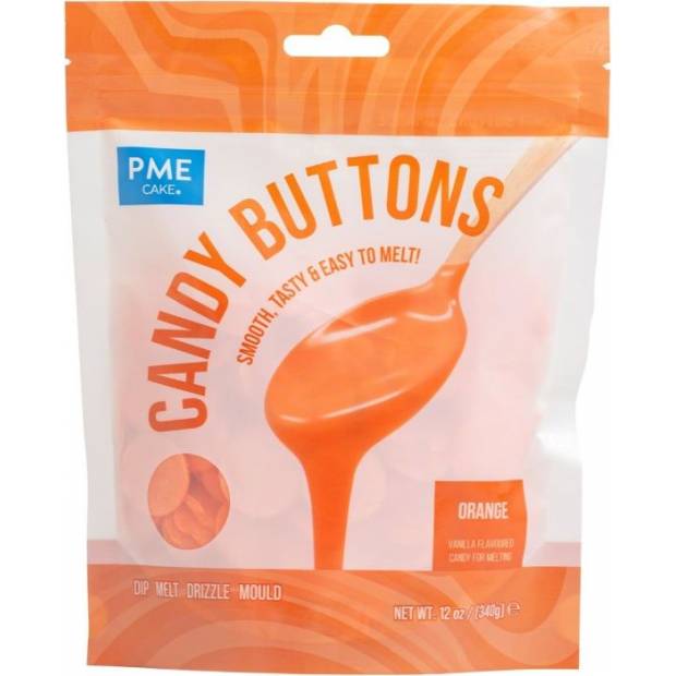 Oranžová poleva v peckách 340g - PME