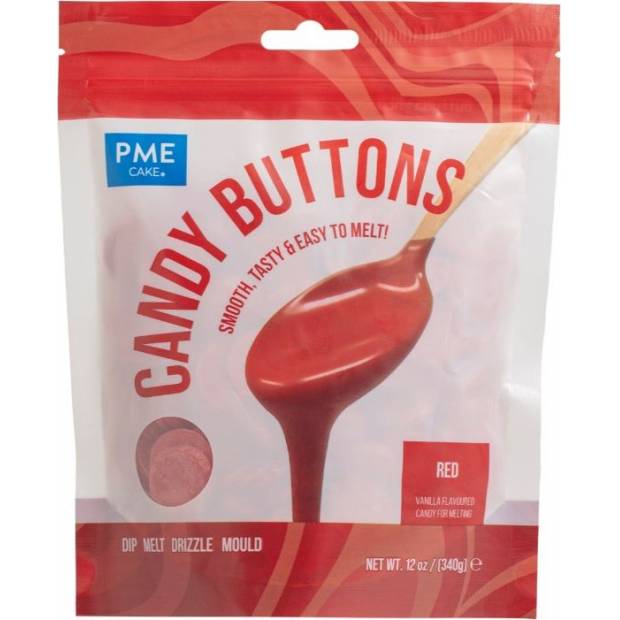 Červená poleva v peckách 340g - PME