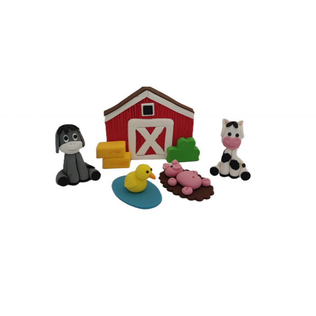 Cukrová dekorace farma - Gricko Ivanjica