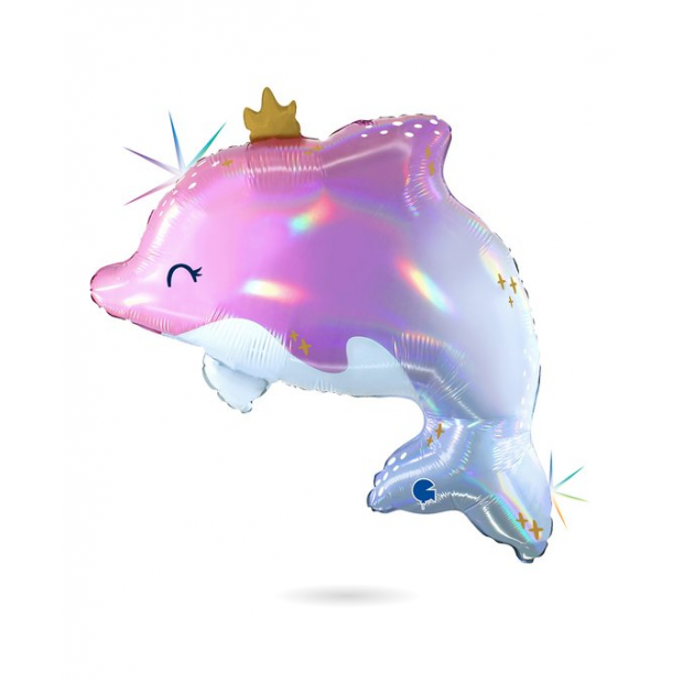 Nafukovací balónek zářící delfín 69 cm - Grabo