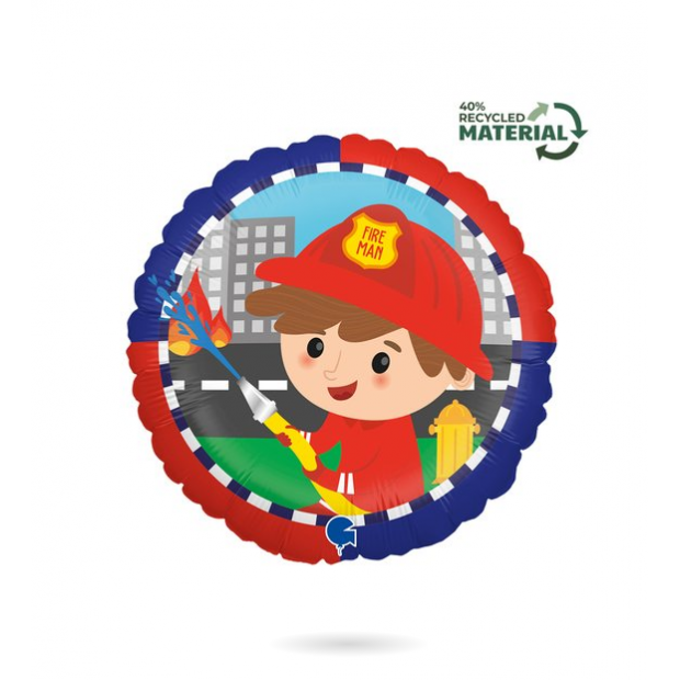 Nafukovací balónek hasič 46 cm - Grabo