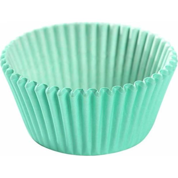 Cukrářský košíček teal 50x30mm 50ks - Cakesicq