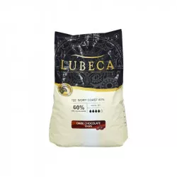 Lubeca hořká čokoláda Pobřeží slonoviny 60% 1kg - Cake Masters