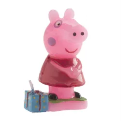 Svíčka  prasátko Pepa7,5cm - Dekora