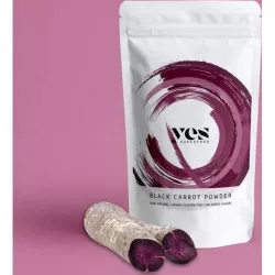 Přírodní barvivo tmavě fialové Yes Superfood Černá mrkev (80 g)