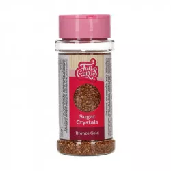 Cukrové krystalky bronzově zlaté 80g - FunCakes