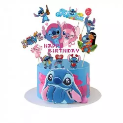 Zápich na dort Stitch 10ks - Cakesicq