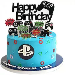 Zápich na dort ovladač Playstation 7ks - Cakesicq