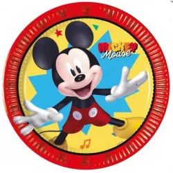 Papírové talířky Mickey Mouse 19,5cm 8ks - Procos
