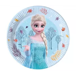 Papírové talířky Frozen 19,5cm 8ks - Procos
