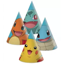 Papírové čepičky Pokemón 6ks - Procos