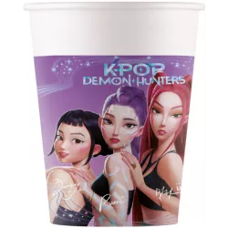 Papírové kelímky Kpop Lovkyně démonů 8ks - Procos