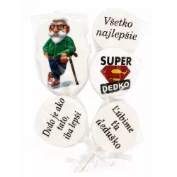 Cukrová dekorace  Super dědeček - I LOVE CAKES