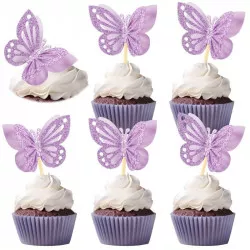 Zápichy na muffiny motýlci 50ks - Cakesicq