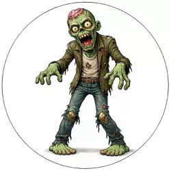 Jedlý papír zombie 19,5 cm - Pictu Hap