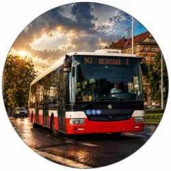 Jedlý papír autobus 19,5 cm - Pictu Hap