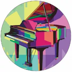 Jedlý papír piano 19,5 cm - Pictu Hap