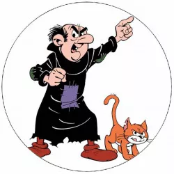 Jedlý papír Gargamel 19,5 cm - Pictu Hap