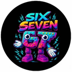 Jedlý papír Six Seven neon 19,5 cm - Pictu Hap