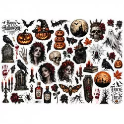 Jedlý papír Halloweenské hororové motivy - PICTURE