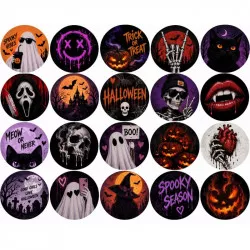 Jedlý papír Hororová halloweenská kolečka na cupcakes - PICTURE