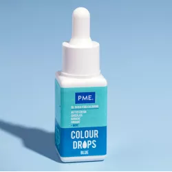 Barevné kapky modré - potravinářské barvivo na olejové bázi 20 ml - PME