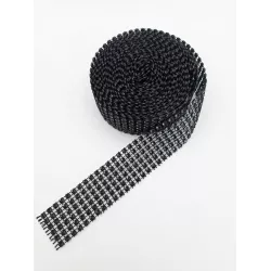 Diamantový pás černý 3cm x 4,57m - Gyertyakovacs