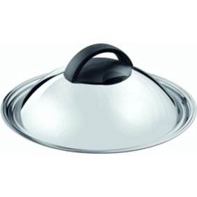 Poklice na pánev Intensa® - O 28 cm, nerez-černý plast - Fissler