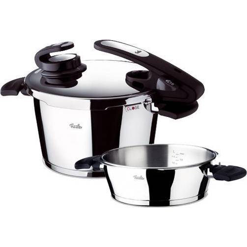 Tlakový hrnec 6 l a pánev 2.5 l – nerez - Vitavit® Edition  - Fissler