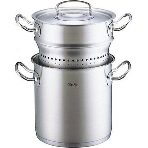 Fotografie Hrnec nerezový Multi-star – 6 l s napařovací vložkou – Original profi collection® - Fissler